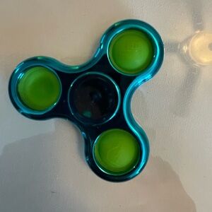 Blue and Green Fidget Spinner